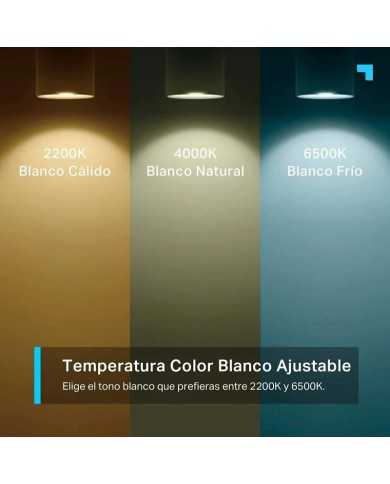 BOMBILLA INTELIGENTE GU10 TP-LINK LED MULTICOLOR 6500K BLANCO AJUSTA WIFI