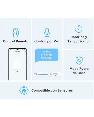 INTERRUPTOR LUZ TP-LINK TAPO S220 WIFI