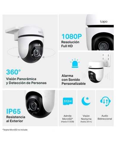 CAMARA IP TP-LINK TAPO C500 WIFI 360º FHD IP65 MOTORIZADA EXTERIOR