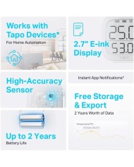 SENSOR TP-LINK TAPO T315 TEMPERATURA/HUMEDAD WIRELESS
