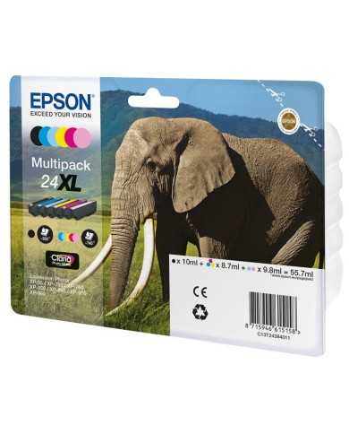 TINTA EPSON C13T24384011 MULTIPACK 6 COLORES 24XL TINTA EPSON C13T24384011 MULTIPACK 6 COLORES 24XL