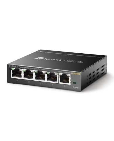 SWITCH TP-LINK TL-SG105E GIGABIT 5 PUERTOS EASY SMART SEMIGESTIONABLE