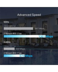 ACCESS POINT TP-LINK OMADA EAP620 HD POE 1800MBIT/S WIFI DUAL BAND