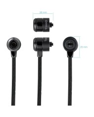 CABLE SEGURIDAD TOOQ PORTATIL CON LLAVE 1.5M