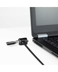 CABLE SEGURIDAD TOOQ PORTATIL CON LLAVE 1.5M BLACK