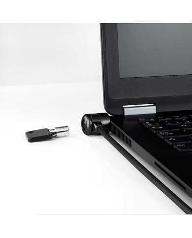 CABLE SEGURIDAD TOOQ PORTATIL CON LLAVE 1.5M BLACK