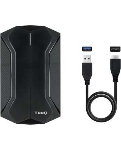 CAJA EXTERNA TOOQ GAMING 2.5 SSD SATA USB RGB BLACK
