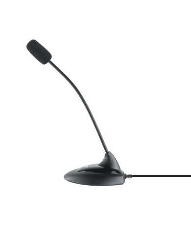 MICROFONO TOOQ DE ESCRITORIO FLEXIBLE CONFERENCIA 2M 3.5MM