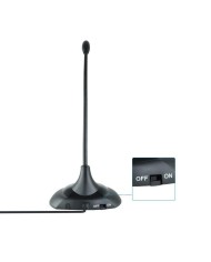 MICROFONO TOOQ DE ESCRITORIO FLEXIBLE CONFERENCIA 2M 3.5MM