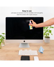 KIT TOOQ SPRAY LIMPIADOR PANTALLA 150ML + PAÑO MICROFIBRA