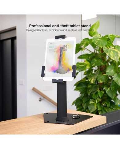 SOPORTE SOBREMESA TOOQ ANTIRROBO PARA TABLET 7.9-10.5 BLACK