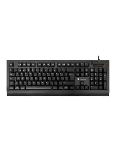 TECLADO + LECTOR UNYKA KB918 LECTOR INTELIGENTE TIPO PC/SC 2.0 DNIE SANITAR