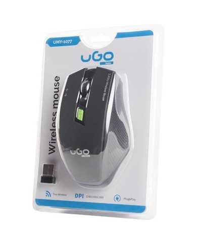 RATON UGO MY-03 1800DPI WIRELESS OPTICO BLACK