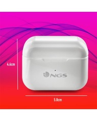 AURICULARES NGS ARTICA BLOOM EARPHONES BLUETOOTH WIRELESS WHITE