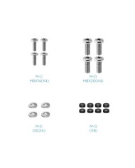 ADAPTADOR MONITOR VESA TOOQ 50x50 - 200x200 HASTA 30KG 23-45 BLACK