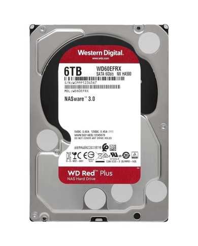 DISCO DURO WESTERN DIGITAL 6TB 3,5 RED PLUS NAS SATA3 256MB