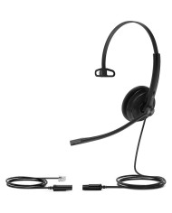 MICROAURICULAR YEALINK LITE MONO RJ9 MONOAURAL BLACK