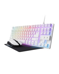 TECLADO + RATON WIRELESS + ALFOMBRILLA TRUST GXT 794W GAMING BUNDLE WHITE