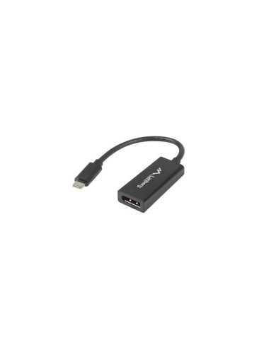 ADAPTADOR USB LANBERG USB-C M 3.1 A DISPLAYPORT H 15CM BLACK