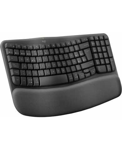 TECLADO LOGITECH WAVE KEYS BLUETOOTH BLACK