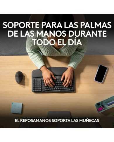 TECLADO LOGITECH WAVE KEYS BLUETOOTH BLACK