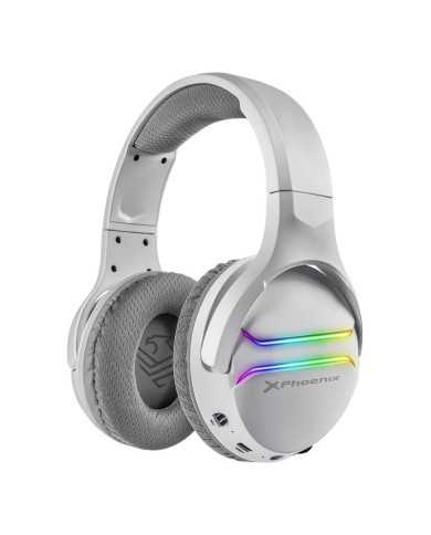 AURICULARES + MICROFONO PHOENIX GAMING WIRELESS 7.1 RGB WHITE AURICULARES + MICROFONO PHOENIX GAMING WIRELESS 7.1 RGB WHITE