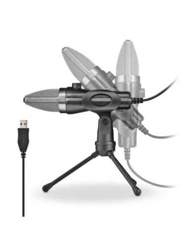 MICROFONO NGS MS120USB USB TRIPODE BLACK