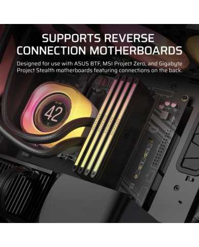 CAJA ORDENADOR GAMING CORSAIR 5000T CRISTAL TEMPLADO BLACK