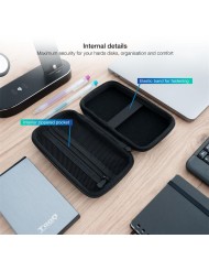 FUNDA TOOQ PARA DISCO DURO EXTERNO DE 2,5 BLACK