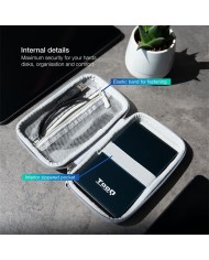 FUNDA TOOQ PARA DISCO DURO EXTERNO DE 2,5 GREY