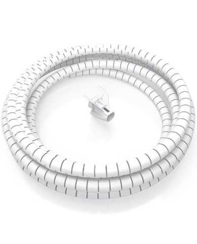 ORGANIZADOR DE CABLE AISENS FLEXIBLE 25MM 2M WHITE