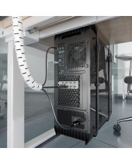 ORGANIZADOR DE CABLE AISENS FLEXIBLE 25MM 2M WHITE