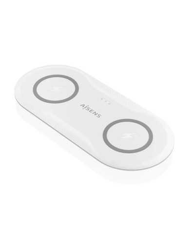 BASE DE CARGA AISENS WIRELESS SMARTPHONE/AURICULAR 15W USB-C WHITE