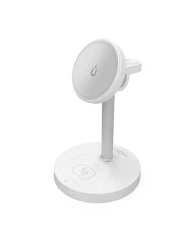 BASE CARGADOR AISENS SMARTPHONE/APPLE WATCH/AURICULARES WIRELESS QI2 15W USB-C WHITE