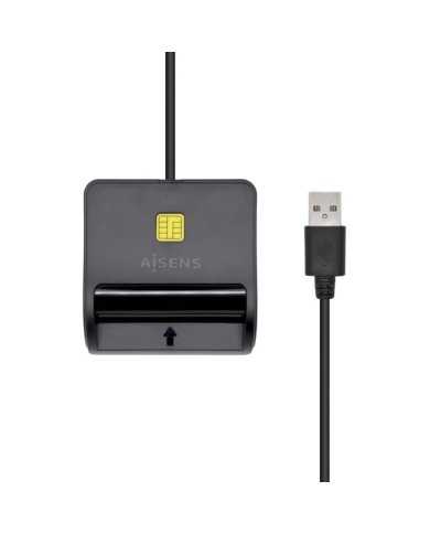 LECTOR DE TARJETAS DNIE AISENS DNI USB 2.0 BLACK