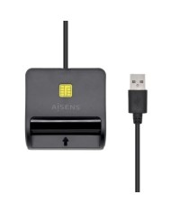 LECTOR DE TARJETAS DNI AISENS DNI + SIM/MICROSD USB BLACK