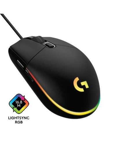 RATON LOGITECH G102 LIGHTSYNC RGB USB BLACK