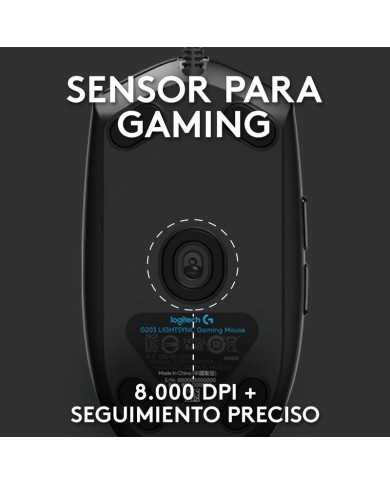 RATON LOGITECH G102 LIGHTSYNC RGB USB BLACK