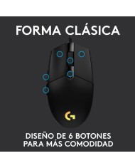 RATON LOGITECH G102 LIGHTSYNC RGB USB BLACK