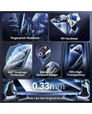 PROTECTOR PANTALLA VENTION CRISTAL TEMPLADO IPHONE 15 PRO + HERRAMIENTA INSTALACION