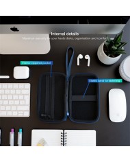 FUNDA TOOQ PARA DISCO DURO EXTERNO DE 2,5 BLUE