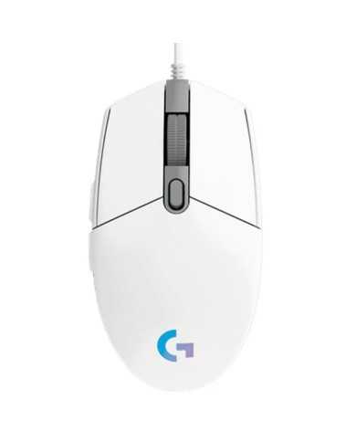 RATON LOGITECH G102 LIGHTSYNC RGB USB WHITE