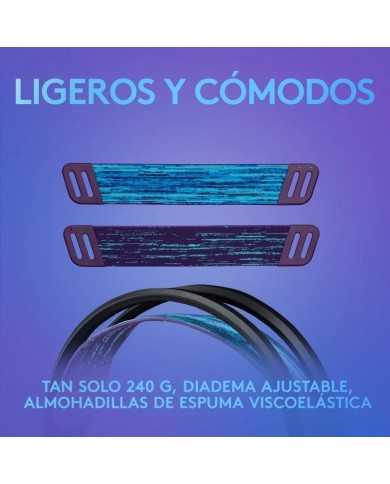 AURICULARES + MICROFONO LOGITECH GAMING G335 JACK 3.5MM BLACK/BLUE