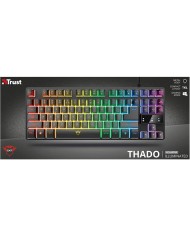TECLADO TRUST GAMING GXT 833 METALICO USB RGB