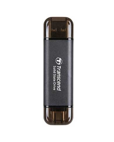 PEN DRIVE 512GB TRANSCEND USB-A 3.2/USB-C BLACK