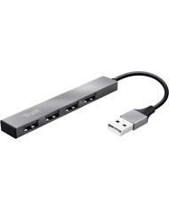 HUB USB TRUST 4 PUERTOS HALYX USB 2.0 HUB USB TRUST 4 PUERTOS HALYX USB 2.0