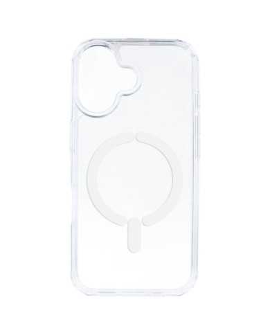 FUNDA PARA IPHONE 16 PLUS TRANSPARENTE MAGSAFE
