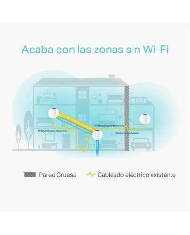 WIRELESS REPEATER TP-LINK AC1200 HOME MESH PACK 2 DECO P9