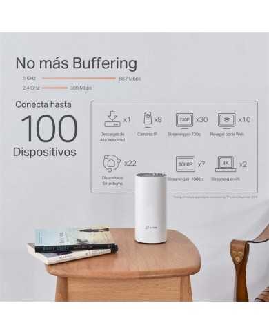 WIRELESS REPEATER TP-LINK AC1200 HOME MESH PACK 2 DECO P9