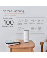 WIRELESS REPEATER TP-LINK AC1200 HOME MESH PACK 2 DECO P9